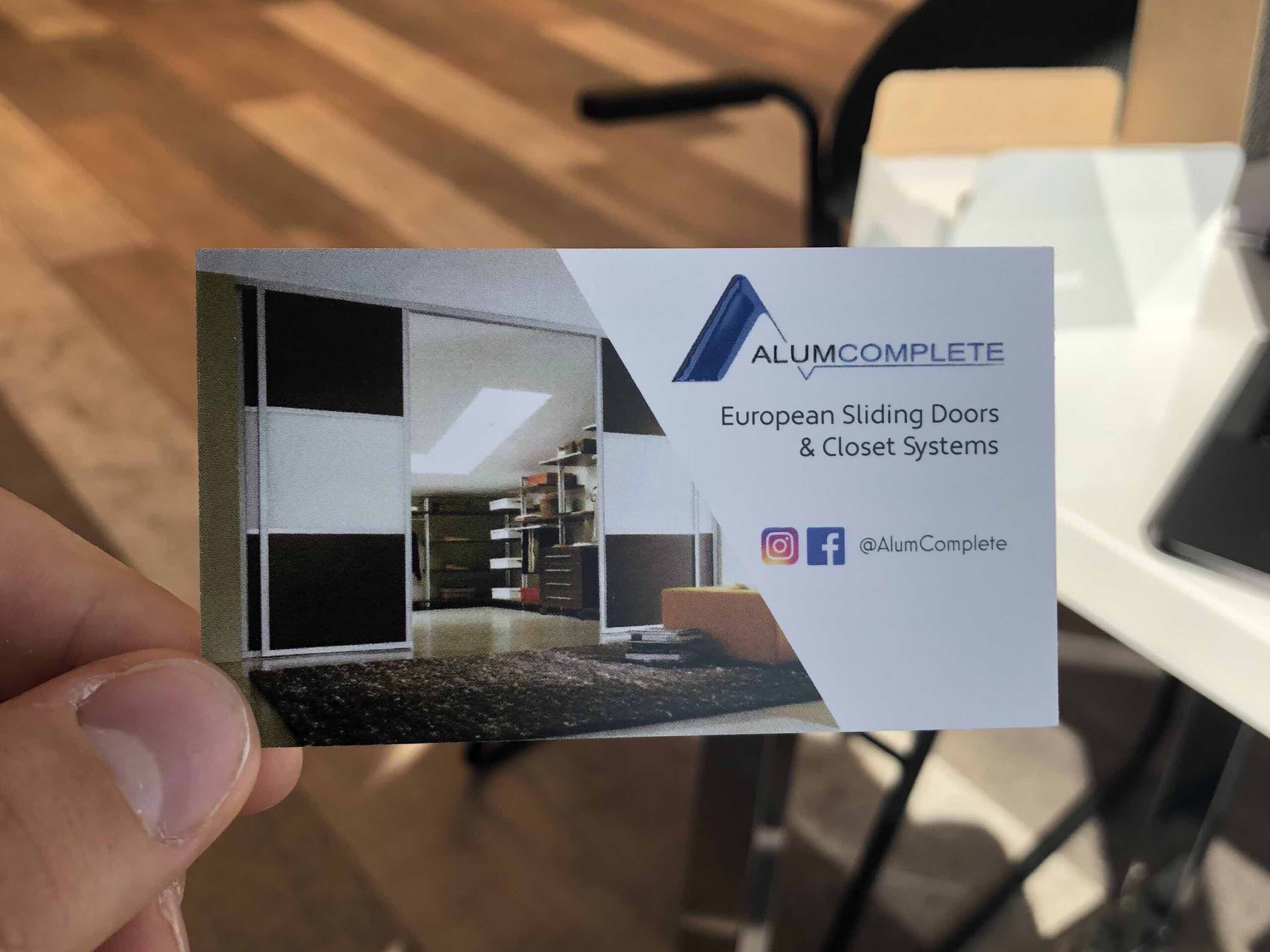 AlumComplete business cards