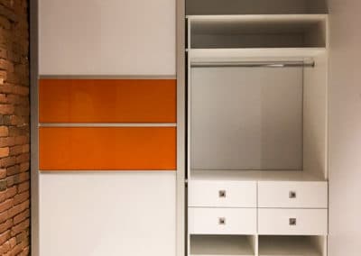 modern closet doors and closet organization